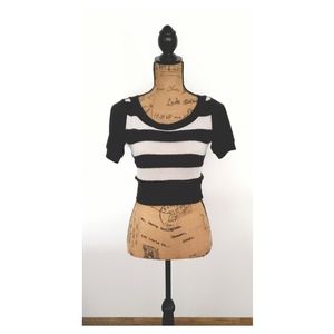 ✦Tarantula Clothing Rockabilly Crop Top Knit XS✦